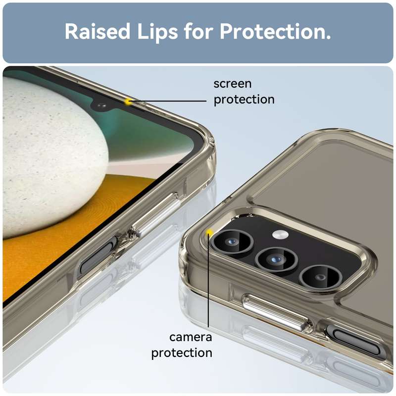Clear Cover for Samsung Galaxy A15 - Shockproof Candy Series Cover