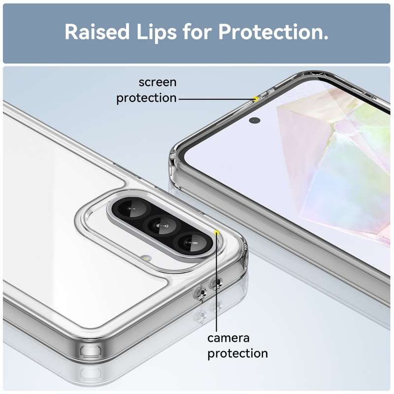 Candy Clear Case for Galaxy A56 Shockproof Cover