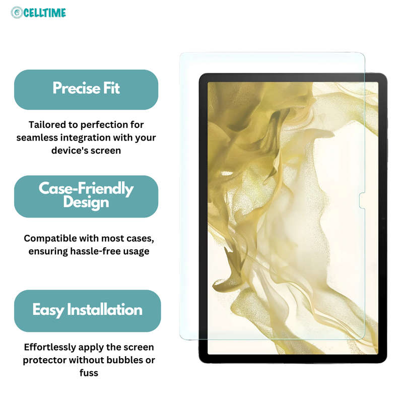 Tempered Glass Screen Guard for Galaxy Tab S10 Plus (12.4")