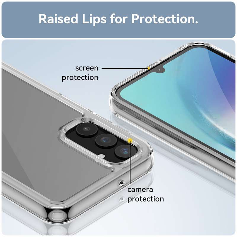 Shockproof Candy Clear Cover for Samsung Galaxy A25 5G