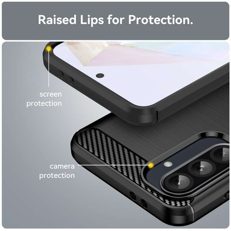 Carbon Fiber Design Case for Galaxy A36 Shockproof Cover
