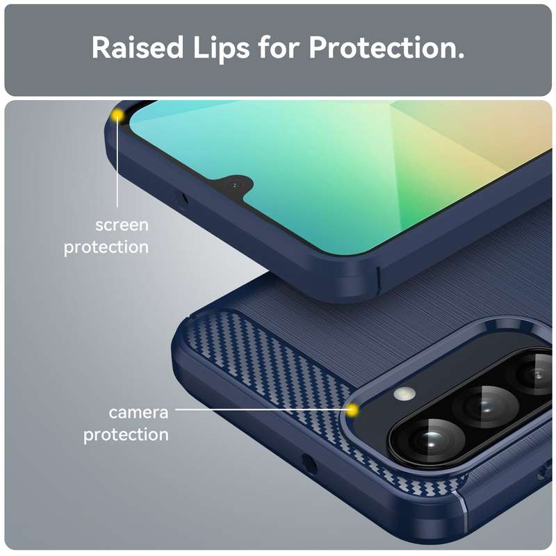 Carbon Fiber Design Case for Galaxy A26 5G Shockproof Cover