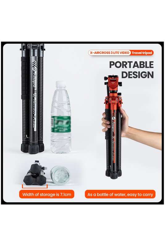 Fotopro x-Aircross 3 Lite Video Portable Camera / Phone Tripod Stand