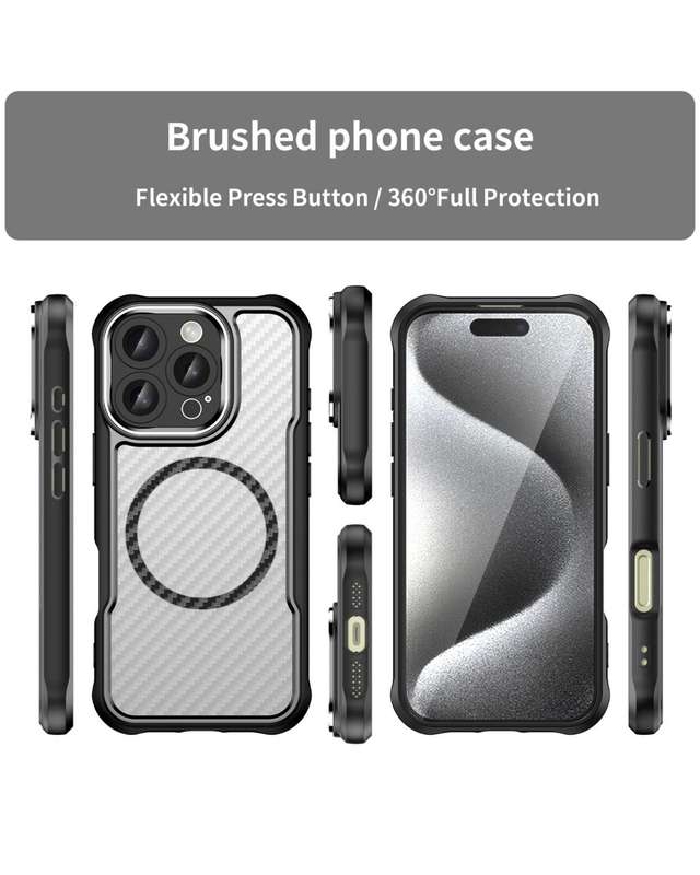 CarboArmor MagSafe Cover For iPhone 16 /16 Plus /16 Pro /16 Pro Max