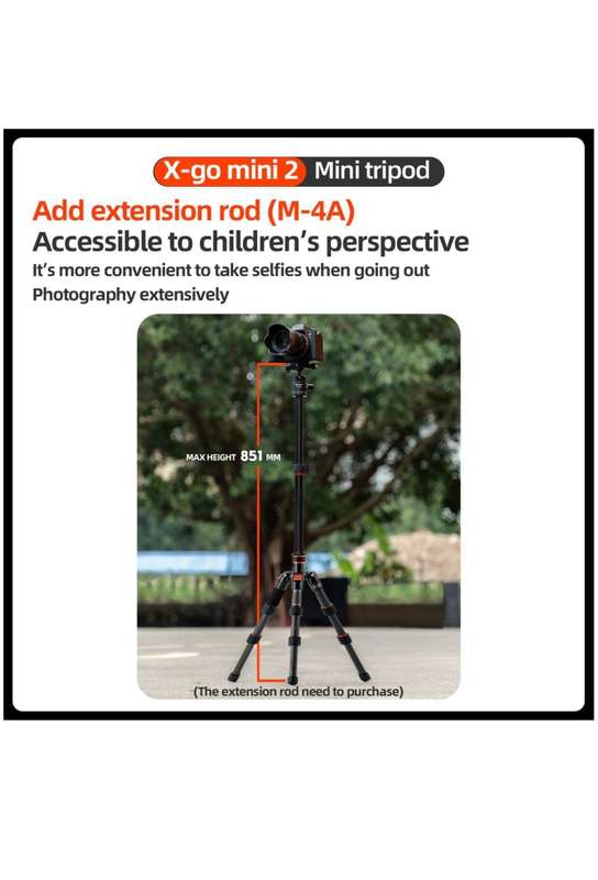 Fotopro Portable Lightweight Mini Tripod Stand - X-Go Mini 2+42QP
