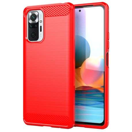 CellTime Shockproof Carbon Fiber Design Cover for Xiaomi Redmi Note 10 Pro