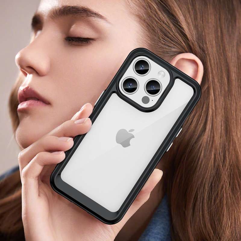 Candy Clear Cover for iPhone 15 Pro Shockproof Case