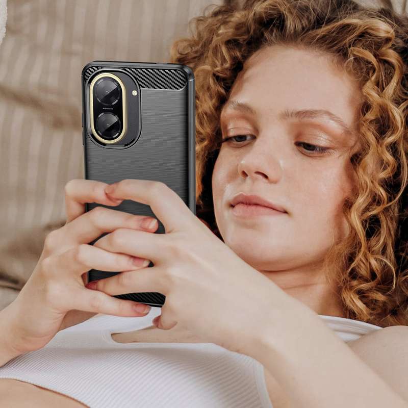 CellTime Case Compatible with Redmi A5 Carbon Fiber Design Shockproof Cover