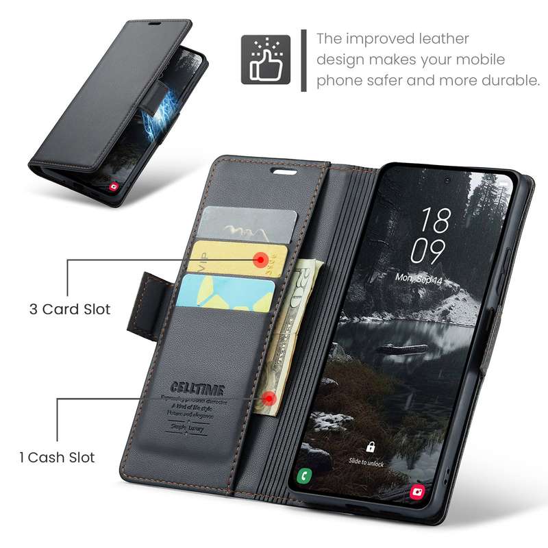 Retro Flip Leather Wallet Cover for Huawei Nova 13
