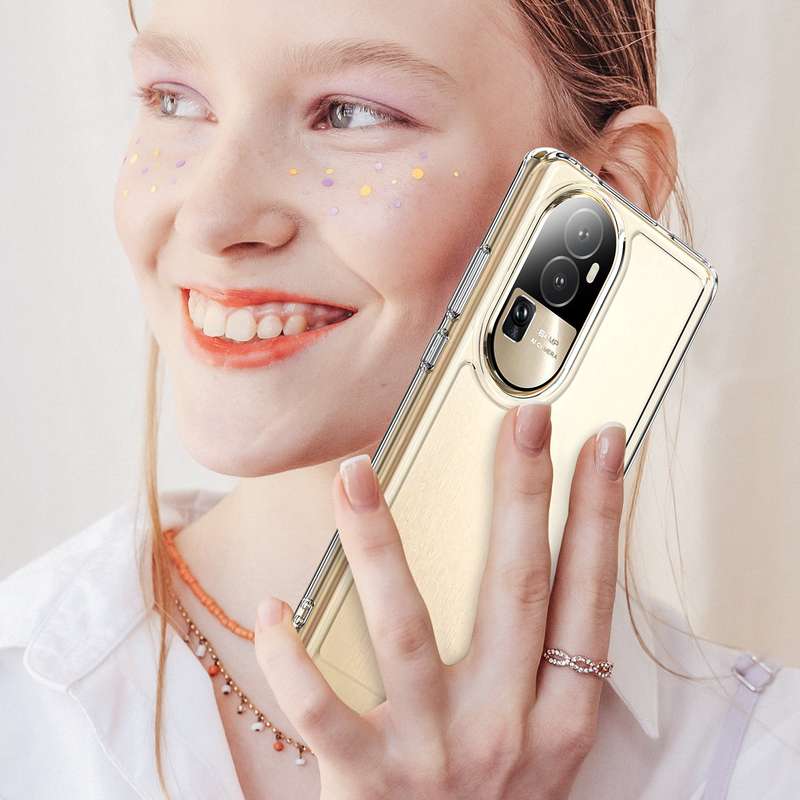Oppo Reno10 Pro Plus Clear Cover - Shockproof Candy Series