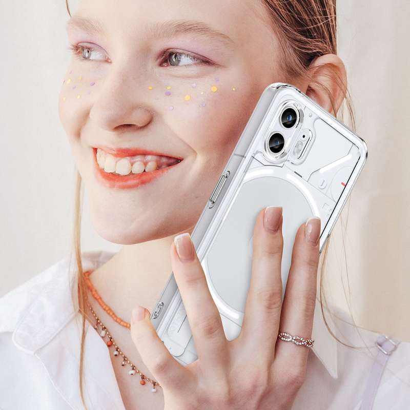 Nothing Phone 2 Clear Cover - Shockproof Candy Series