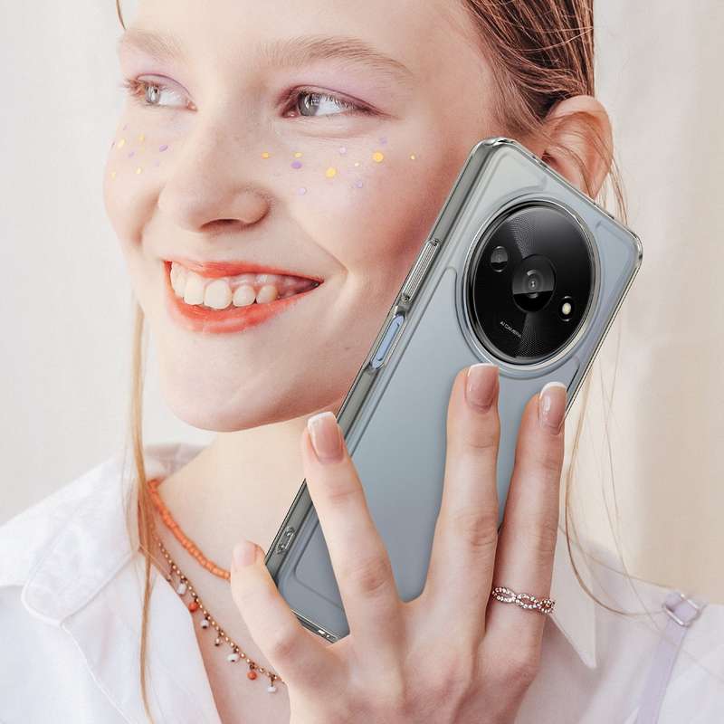 Redmi A3 Clear Case - Shockproof Candy Series Cover