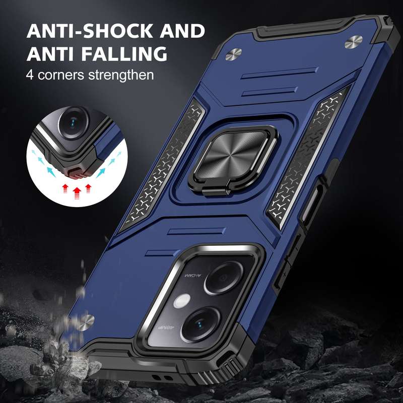 CellTime Shockproof Kemeng Armor Kickstand Cover For Redmi Note 12