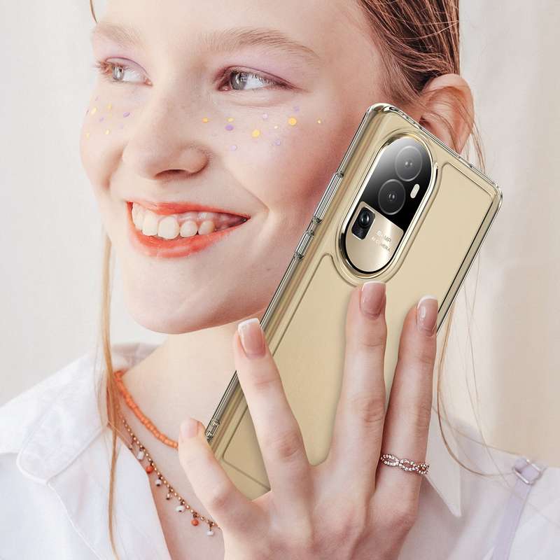 Oppo Reno10 Pro Plus Clear Cover - Shockproof Candy Series