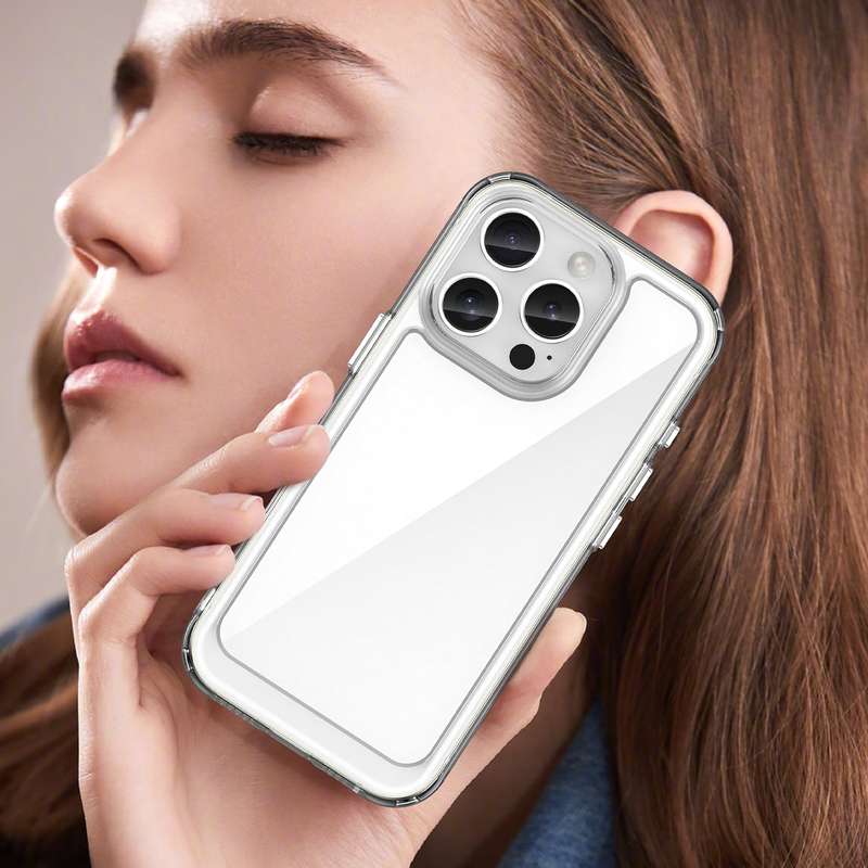 Candy Clear Case for iPhone 16 Pro / 16 Pro Max Shockproof Cover