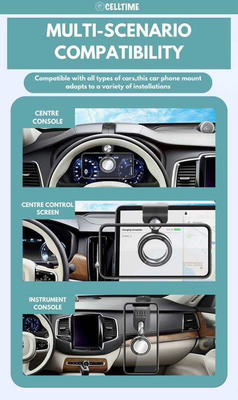 CellTime Bendable MagSafe Dashboard Car Phone Holder Mount