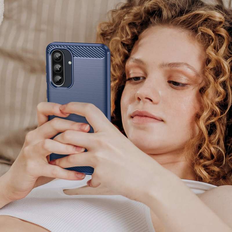 Carbon Fiber Design Case for Galaxy A36 Shockproof Cover