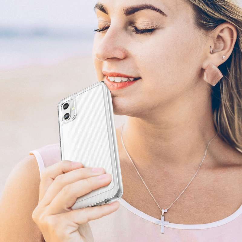 Clear Cover for Samsung Galaxy A05 - Shockproof Candy Series Cover