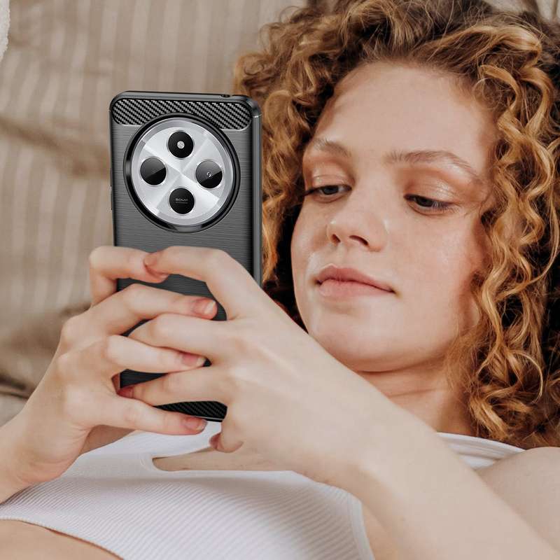 Redmi 14C Carbon Fiber Design Case Shockproof Cover