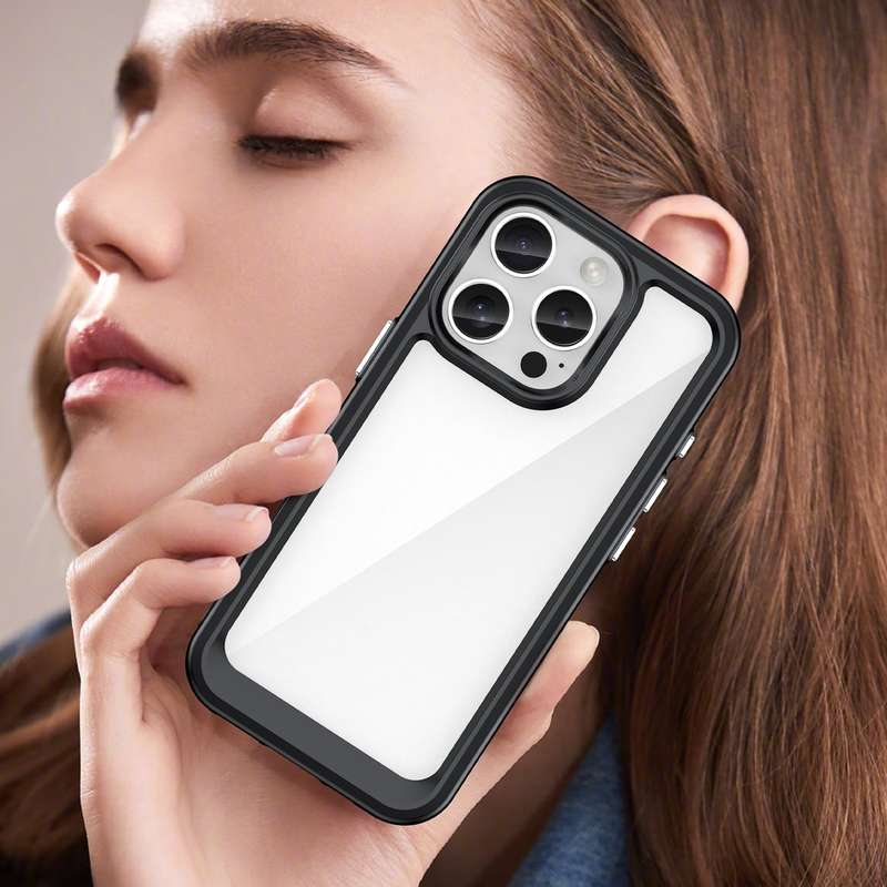 Candy Clear Case for iPhone 16 Pro / 16 Pro Max Shockproof Cover