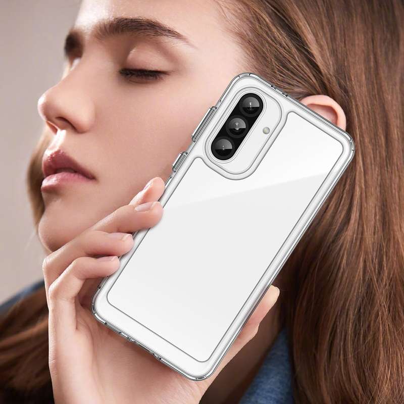 Candy Clear Case for Galaxy A36 Shockproof Cover