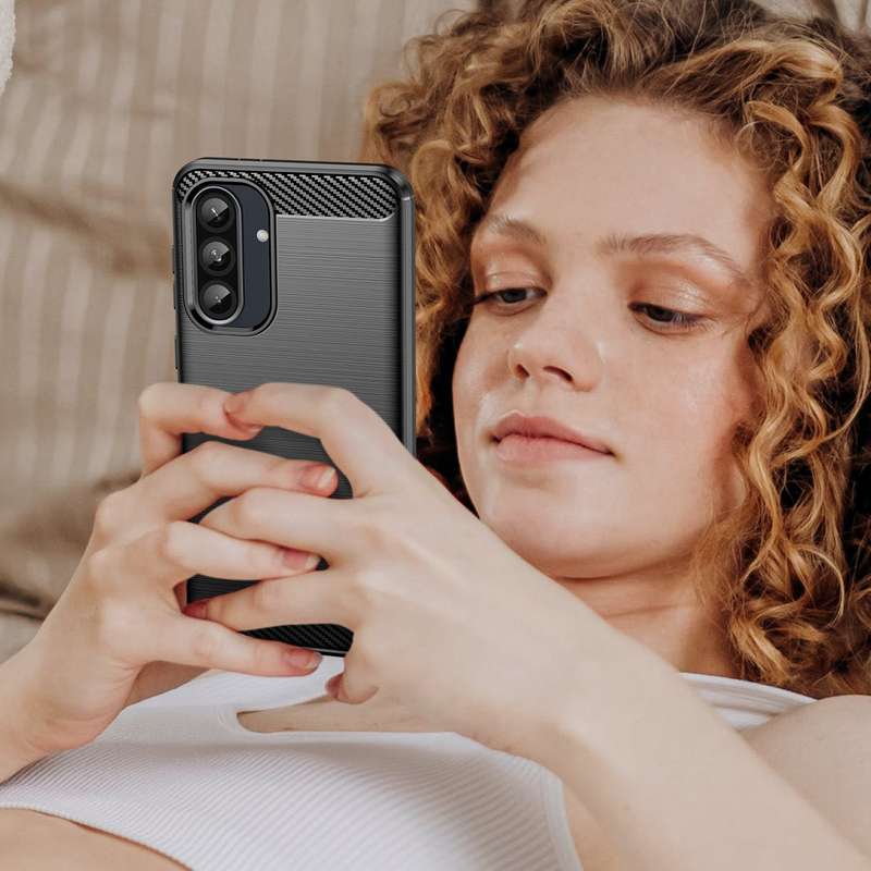 Carbon Fiber Design Case for Galaxy A36 Shockproof Cover