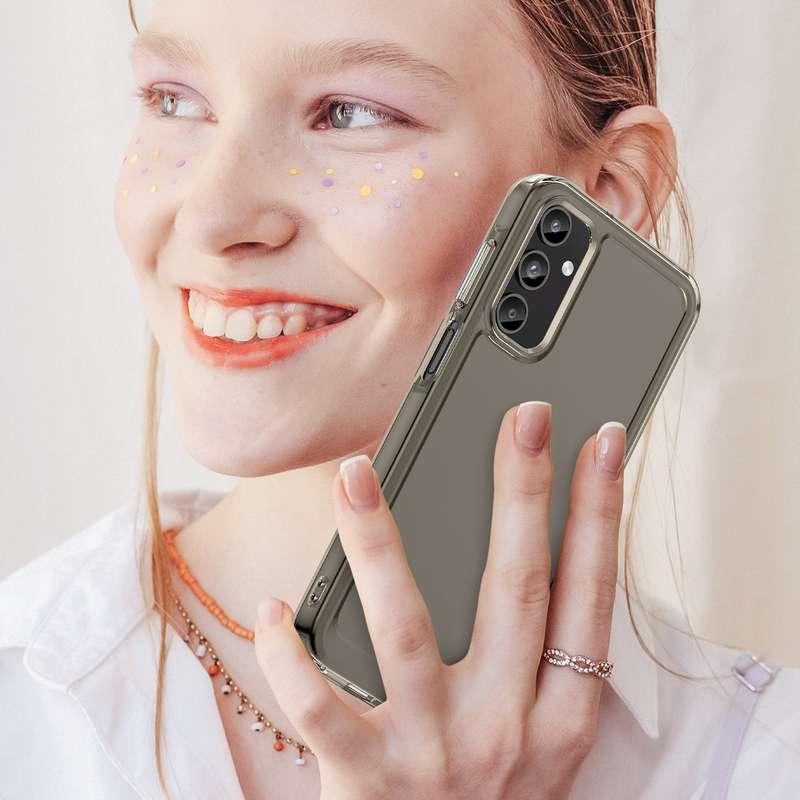 Clear Cover for Samsung Galaxy A15 - Shockproof Candy Series Cover