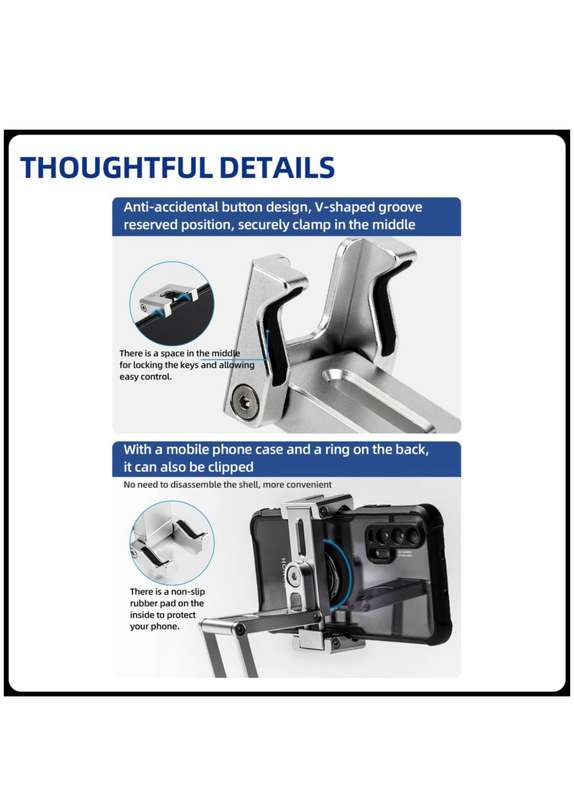 Fotopro Foldable Portable Aluminium Smartphone Tripod Stand - SY-369