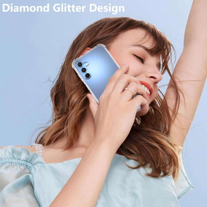 Clear Shock Resistant Armor Cover for Samsung Galaxy A15