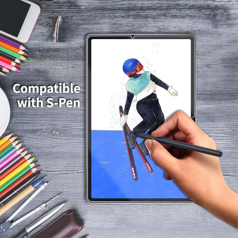 Tempered Glass Screen Guard for Samsung Galaxy Tab S9 Plus (12.4")