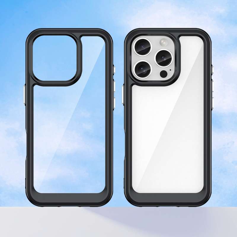 Candy Clear Case for iPhone 16 Pro / 16 Pro Max Shockproof Cover