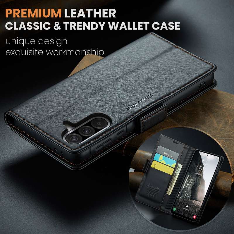 Retro Flip Leather Wallet Cover for Samsung Galaxy A36