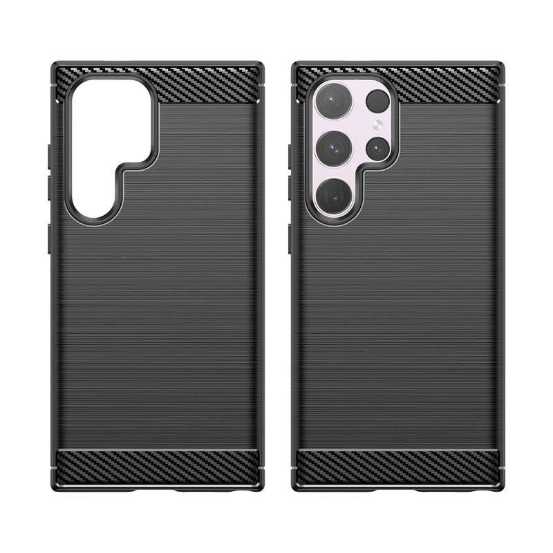 Carbon Fiber Design Case for Samsung Galaxy S24 Ultra Shockproof Cover