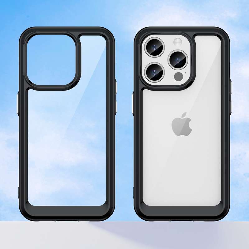 Candy Clear Cover for iPhone 15 Pro Shockproof Case