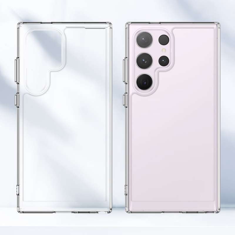 Clear Cover for Samsung Galaxy S24 Ultra - Shockproof Candy Series Cover