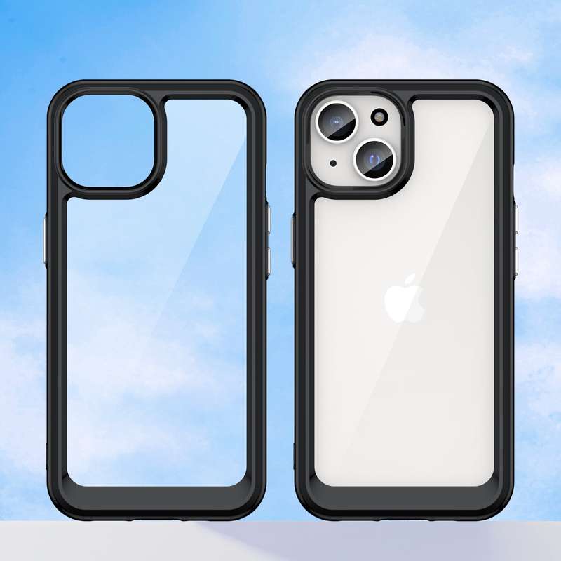 Candy Clear Cover for iPhone 15 Shockproof Case