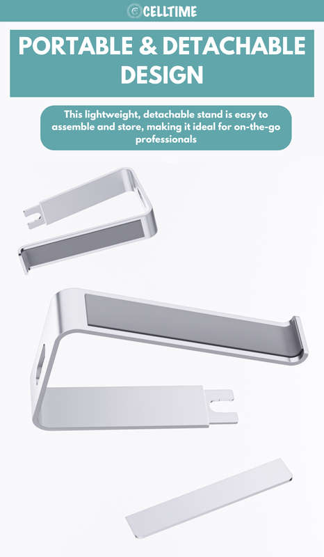 Elevator Ergonomic Aluminium Cool Portable Laptop Stand