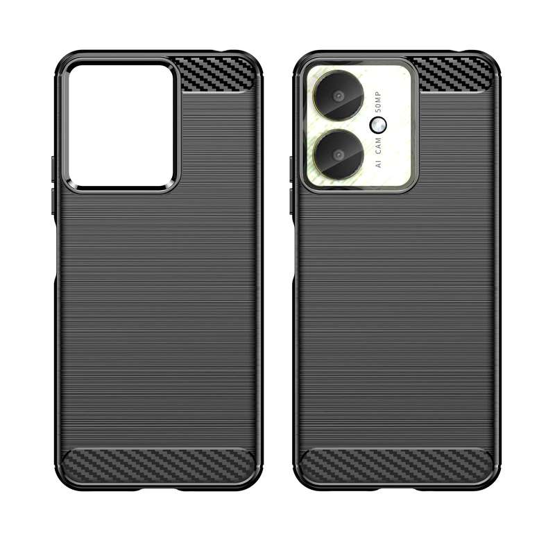 Carbon Fiber Design Case For Redmi 13C Shockproof Cover