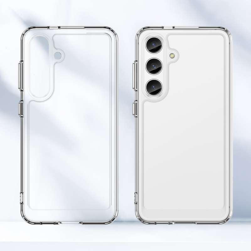 Clear Cover for Samsung Galaxy S24 - Shockproof Candy Series Cover