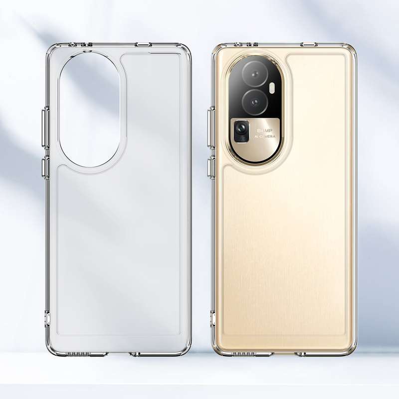 Oppo Reno10 Pro Plus Clear Cover - Shockproof Candy Series