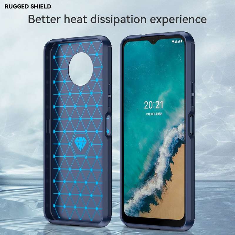 CellTime Shockproof Carbon Fiber Design Cover for Nokia G50