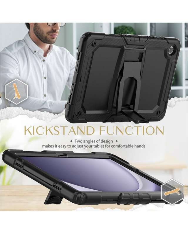 CellTime C-Stand Design Shockproof Rugged Cover for Galaxy Tab A9 Plus (11")