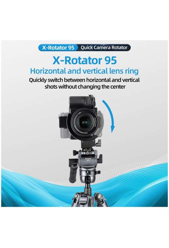 Fotopro Camera Collar Rotator Attachment for Tripod Stand - X-Rotator 95