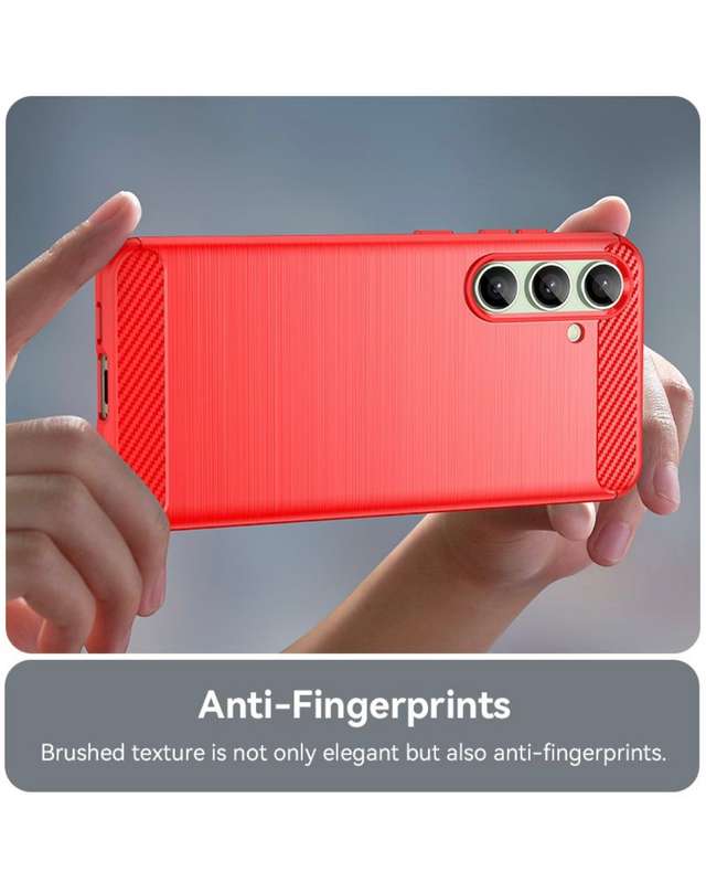 CellTime Carbon Fiber Design Case for Galaxy S24 FE Shockproof Cover