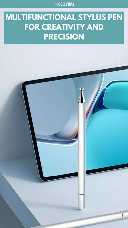 CellTime Aluminium Foldable Rotatable Tablet Stand with Stylus Pen