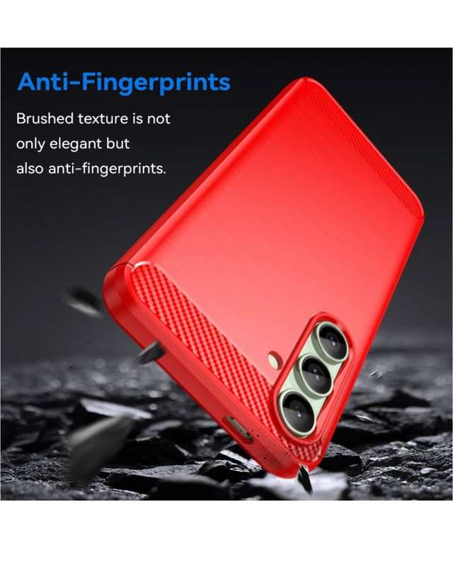 CellTime Carbon Fiber Design Case for Galaxy S24 FE Shockproof Cover