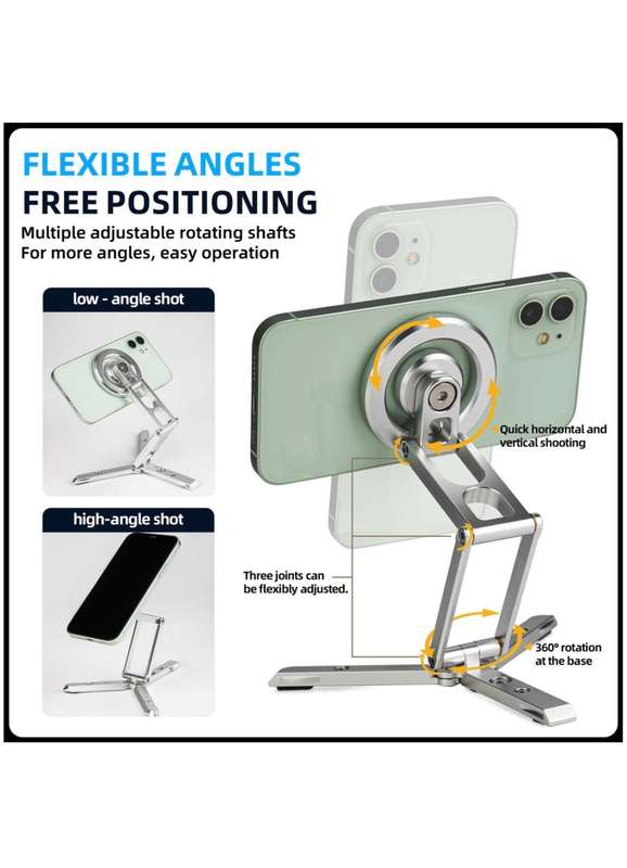 Fotopro Foldable Portable MagSafe Magnetic Smartphone Tripod Stand SY-369C
