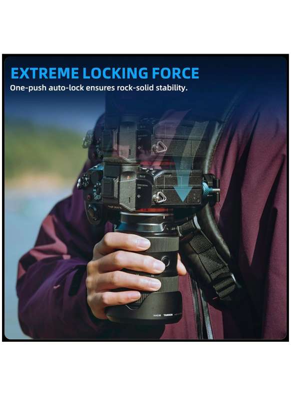 Fotopro Backpack Clamp Quick Release Plate for Camera - QR Plate RZ-5