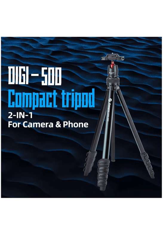 Fotopro Compact Lightweight Camera/ Smartphone Tripod Stand - DIGI-500
