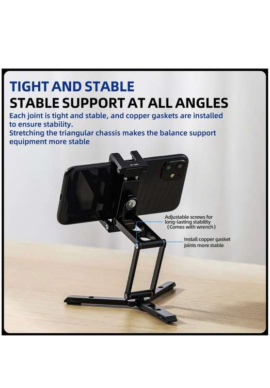 Fotopro Foldable Portable Aluminium Smartphone Tripod Stand - SY-369